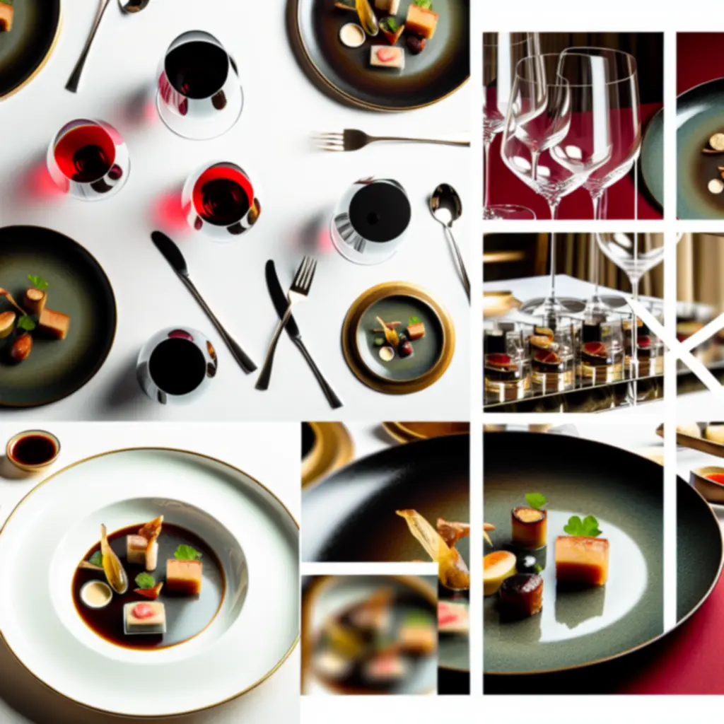 Elegancki zestaw degustacyjny serwowany w Glamour Dine House